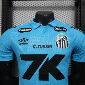 Santos FC Camiseta Edición Jugadores 2025 2026 Tercera Azul - Camiseta Santos Fc | escamisetasfutbol