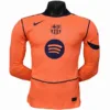 FC Barcelona Camiseta Edición Jugadores 2025 2026 Tercera Naranja - Camiseta Barcelona | escamisetasfutbol