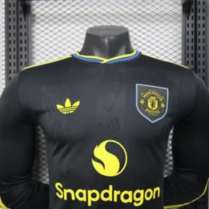 Manchester United Camiseta Edición Jugadores 2025 2026 Tercera Negra - Camiseta Manchester United | escamisetasfutbol