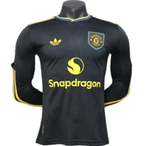 Manchester United Camiseta Edición Jugadores 2025 2026 Tercera Negra - Camiseta Manchester United | escamisetasfutbol