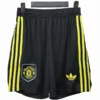 Manchester United Pantalones Edición Jugadores 2025 2026 Tercera Negro - Maglia Manchester United | escamisetasfutbol