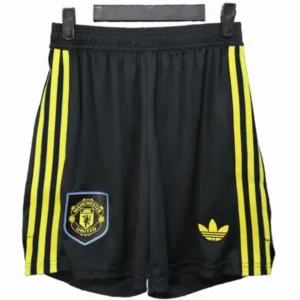 Manchester United Pantalones Edición Jugadores 2025 2026 Tercera Negro - Maglia Manchester United | escamisetasfutbol