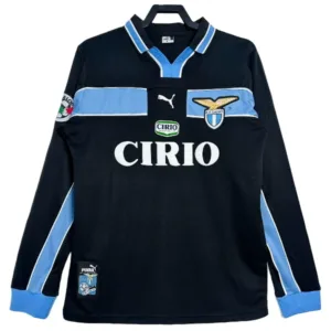 SS Lazio Camiseta 2000 Tercera Negra | escamisetasfutbol