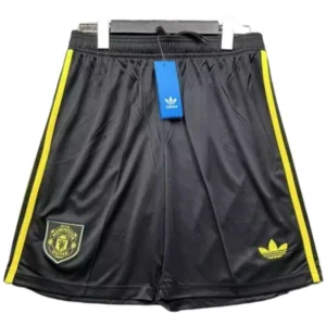 Manchester United Pantalones 2025 2026 Tercera Negro - Maglia Manchester United | escamisetasfutbol