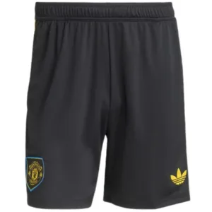 Manchester United Pantalones 2025 2026 Tercera Negro - Maglia Manchester United | escamisetasfutbol