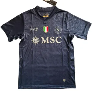 SSC Napoli Camiseta 2025 2026 Tercera Negra - Camiseta Serie A SSC Napoli | escamisetasfutbol