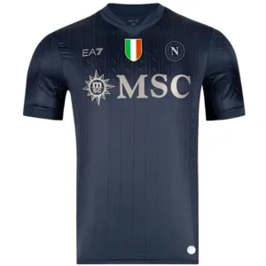 SSC Napoli Camiseta 2025 2026 Tercera Negra - Camiseta Serie A SSC Napoli | escamisetasfutbol