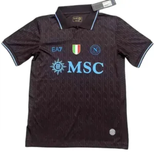 SSC Napoli Camiseta 2025 2026 Tercera Negra - Camiseta Serie A SSC Napoli | escamisetasfutbol