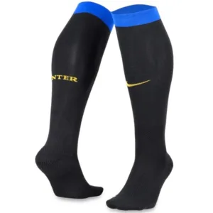 Inter Milán Niños Calcetines 2026 2027 Casa Negro - Inter Milán Niños Barata | escamisetasfutbol