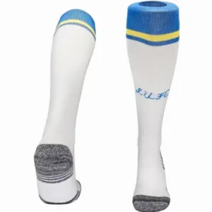 Leeds United Niños Calcetines 2026 2027 Casa Blanco - Leeds United Niños Barata | escamisetasfutbol