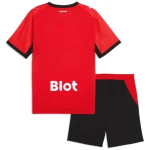 Stade Rennais Conjunto 2026 2027 Casa Rojo - Equipacion Stade Rennais | escamisetasfutbol
