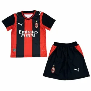 AC Milan Niños Conjunto 2026 2027 Casa Rojo - AC Milan Niños Barata | escamisetasfutbol