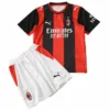 AC Milan Niños Conjunto 2026 2027 Casa Rojo - AC Milan Niños Barata | escamisetasfutbol