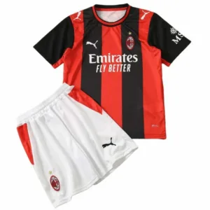 AC Milan Niños Conjunto 2026 2027 Casa Rojo - AC Milan Niños Barata | escamisetasfutbol