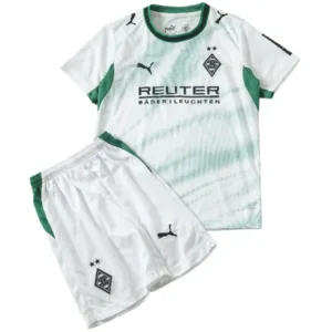 Borussia Mönchengladbach Niños Conjunto 2026 2027 Casa Blanco - Borussia Mönchengladbach Niños Barata | escamisetasfutbol