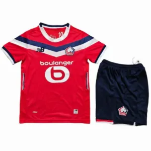 Lille OSC Niños Conjunto 2026 2027 Casa Rojo - Lille OSC Niños Barata | escamisetasfutbol