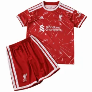 Liverpool Niños Conjunto 2026 2027 Casa Rojo - Equipacion Liverpool Niños | escamisetasfutbol