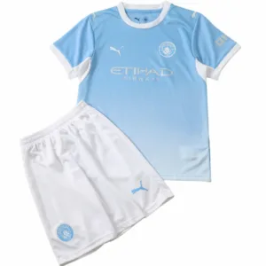 Manchester City Niños Conjunto 2026 2027 Casa Azul - Equipacion Manchester City Niños | escamisetasfutbol