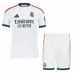 Real Madrid Niños Conjunto 2026 2027 Casa Blanco - Real Madrid Niños Barata | escamisetasfutbol