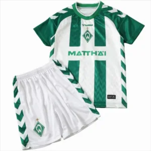 Werder Bremen Niños Conjunto 2026 2027 Casa Verde - Werder Bremen Niños Barata | escamisetasfutbol