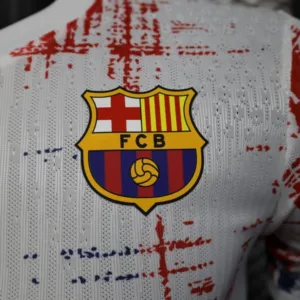 FC Barcelona Camiseta Edición Jugadores 2025 2026 Especial Blanca - Camiseta Barcelona | escamisetasfutbol