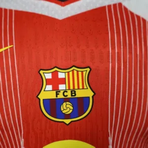 FC Barcelona Camiseta Edición Jugadores 2025 2026 Especial Roja - Camiseta Barcelona | escamisetasfutbol