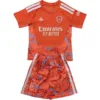 Arsenal Niños Conjunto 2026 2027 Portero Naranja - Equipacion Arsenal Niños | escamisetasfutbol