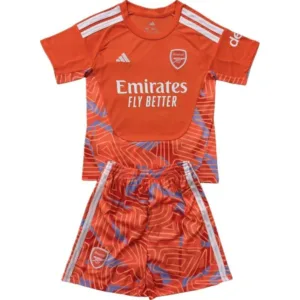 Arsenal Niños Conjunto 2026 2027 Portero Naranja - Equipacion Arsenal Niños | escamisetasfutbol