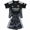 Arsenal Niños Conjunto 2026 2027 Portero Negro - Equipacion Arsenal Niños | escamisetasfutbol