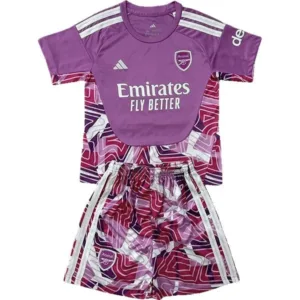 Arsenal Niños Conjunto 2026 2027 Portero Púrpura - Equipacion Arsenal Niños | escamisetasfutbol