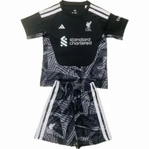 Liverpool Niños Conjunto 2026 2027 Portero Negro - Equipacion Liverpool Niños | escamisetasfutbol