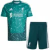Liverpool Niños Conjunto 2026 2027 Portero Verde - Equipacion Liverpool Niños | escamisetasfutbol