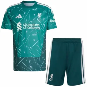 Liverpool Niños Conjunto 2026 2027 Portero Verde - Equipacion Liverpool Niños | escamisetasfutbol
