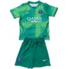 Paris Saint Germain Niños Conjunto 2026 2027 Portero Verde - Paris Saint Germain Niños Barata | escamisetasfutbol