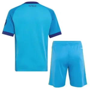 Real Madrid Niños Conjunto 2026 2027 Portero Azul - Real Madrid Niños Barata | escamisetasfutbol