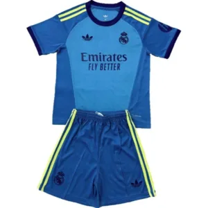Real Madrid Niños Conjunto 2026 2027 Portero Azul - Real Madrid Niños Barata | escamisetasfutbol