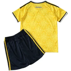 Leeds United Niños Conjunto 2026 2027 Segunda Amarillo - Leeds United Niños Barata | escamisetasfutbol