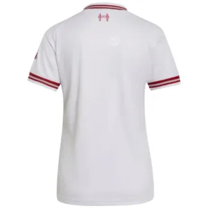 Liverpool Mujer Camiseta 2026 2027 Segunda Blanca - Camiseta Liverpool Mujer | escamisetasfutbol