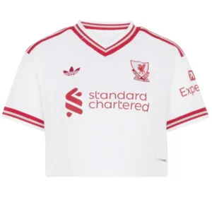 Liverpool Mujer Camiseta 2026 2027 Segunda Blanca - Camiseta Liverpool Mujer | escamisetasfutbol