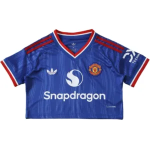 Manchester United Mujer Camiseta 2026 2027 Segunda Azul - Camiseta Manchester United Mujer | escamisetasfutbol