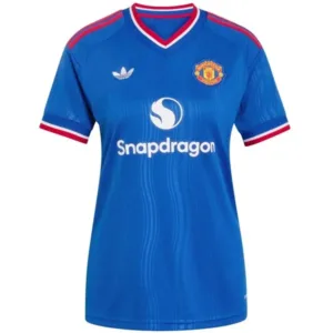 Manchester United Mujer Camiseta 2026 2027 Segunda Azul - Camiseta Manchester United Mujer | escamisetasfutbol