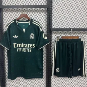 Real Madrid Conjunto 2026 2027 Segunda Verde - Real Madrid Barata | escamisetasfutbol