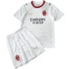AC Milan Niños Conjunto 2026 2027 Segunda Blanco - AC Milan Niños Barata | escamisetasfutbol