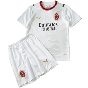 AC Milan Niños Conjunto 2026 2027 Segunda Blanco - AC Milan Niños Barata | escamisetasfutbol