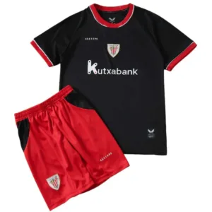 Athletic Bilbao Niños Conjunto 2026 2027 Segunda Negro - Equipacion Athletic Bilbao Niños | escamisetasfutbol