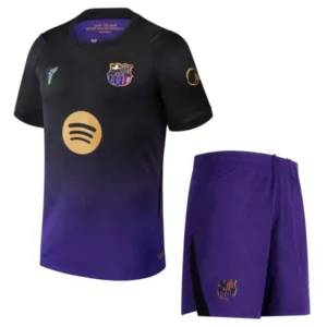 FC Barcelona Niños Conjunto 2026 2027 Segunda Púrpura - Equipacion Fc Barcelona Niños | escamisetasfutbol