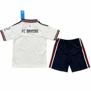 Bayern Múnich Niños Conjunto 2026 2027 Segunda Blanco - Bayern Múnich Niños Barata | escamisetasfutbol
