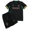 Borussia Mönchengladbach Niños Conjunto 2026 2027 Segunda Negro - Borussia Mönchengladbach Niños Barata | escamisetasfutbol