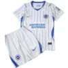 Brighton & Hove Albion Niños Conjunto 2026 2027 Segunda Blanco - Brighton & Hove Albion Niños Barata | escamisetasfutbol
