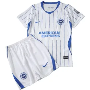 Brighton & Hove Albion Niños Conjunto 2026 2027 Segunda Blanco - Brighton & Hove Albion Niños Barata | escamisetasfutbol